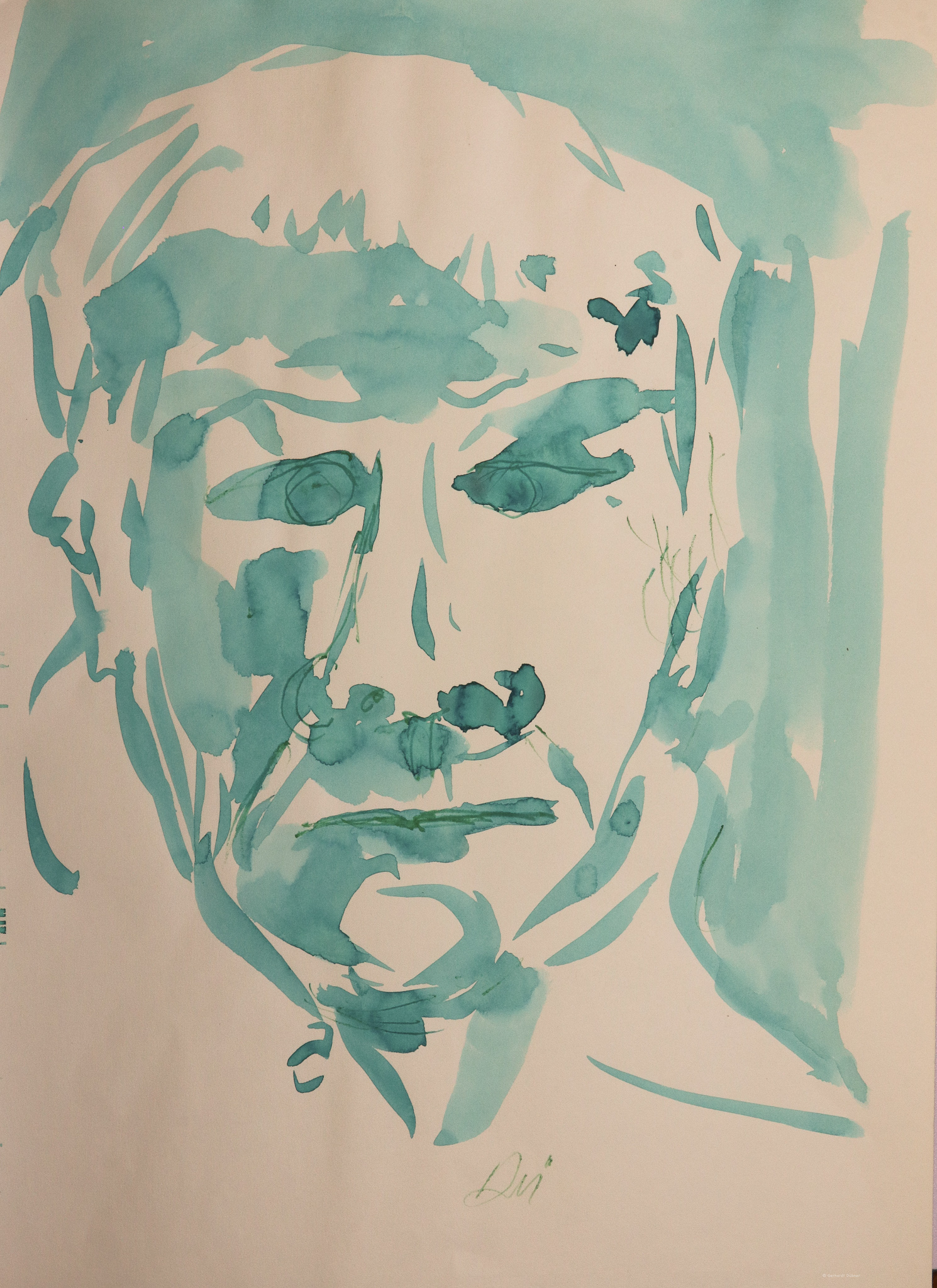 Selbstporträt blau